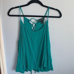 Green tank top